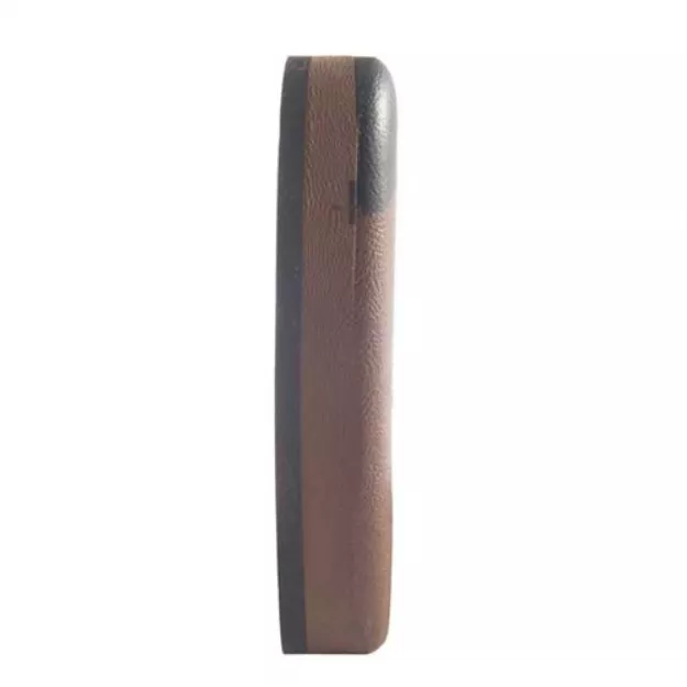 1.00” Medium Brown Leather Face