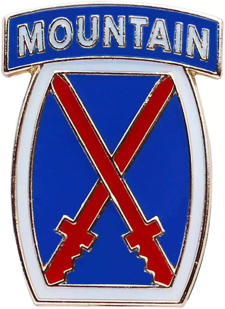 10th Mountain Division Lapel Pin