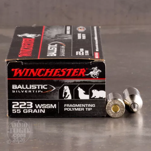 .223 WSSM Polymer Tipped Ammo for Sale by Winchester – 20 Rounds