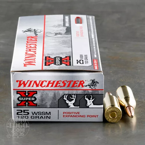 .25 WSSM Positive Expanding Point Ammo for Sale by Winchester – 20 Rounds