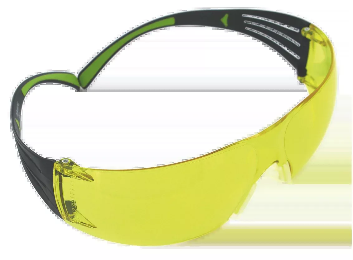 3M Peltor SecureFit 400 Sport Safety Glasses - Amber Polycarbonate Lens Anti-Fog ANSI Z87.1