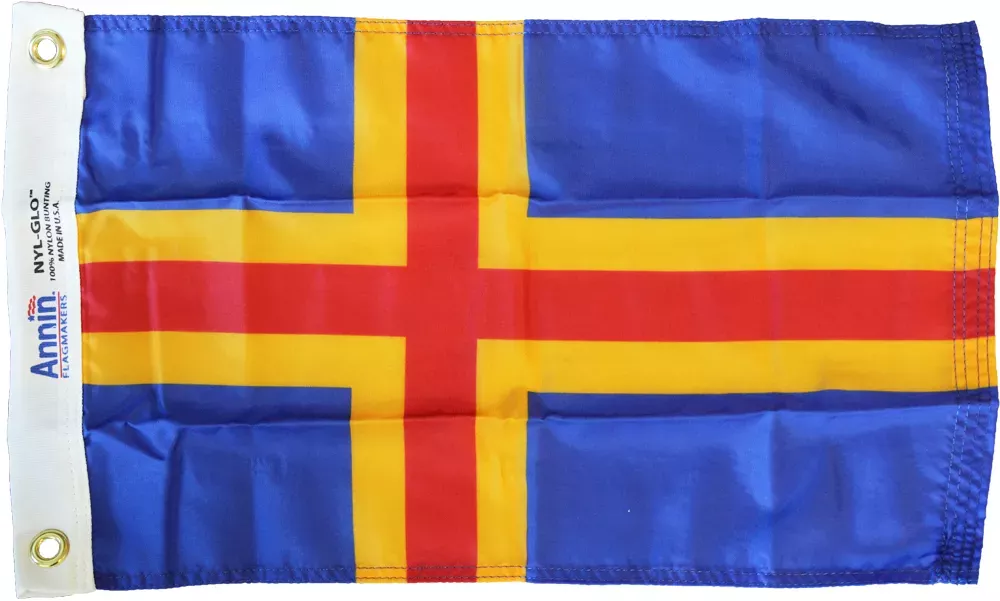 Aaland Islands - 12" x 18" Nylon Flag