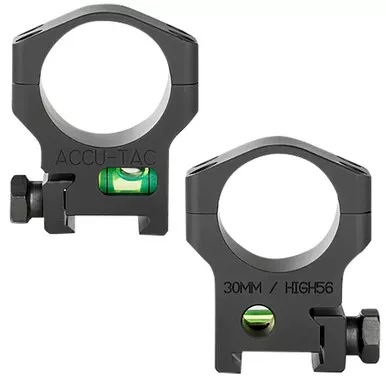 Accu-Tac HSR300 30 MM Scope Rings Flat Black