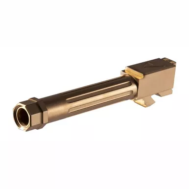 Agency Arms Threaded Mid Line Barrel, Titanium Nitride, Glock 19 Compatible