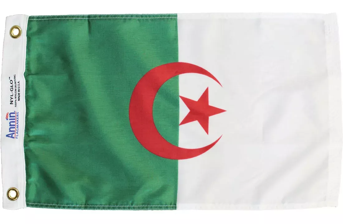 Algeria - 12"X18" Nylon Flag