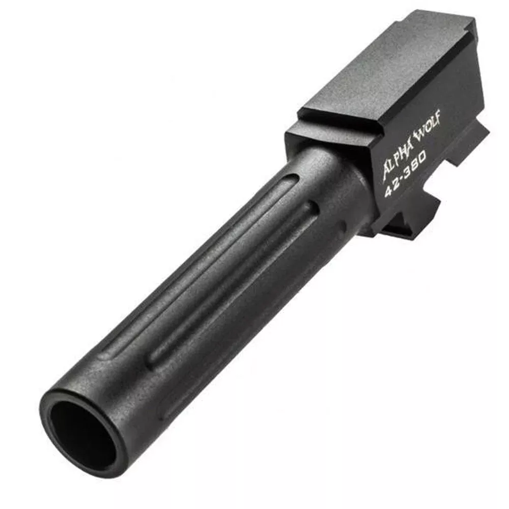 **AlphaWolf Barrel for Glock 42 .380 ACP Standard Black
