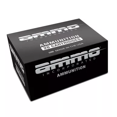 Ammo Inc .357 Magnum, 125 Grain JHP, 20 Rounds, Brass