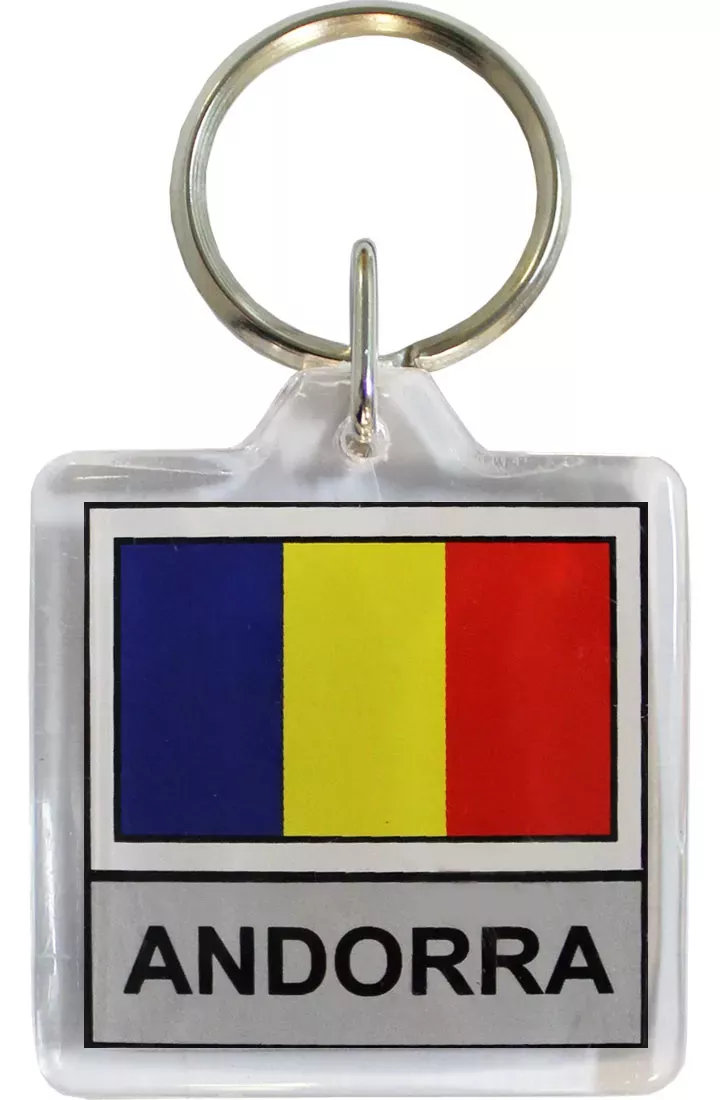 Andorra Keyring