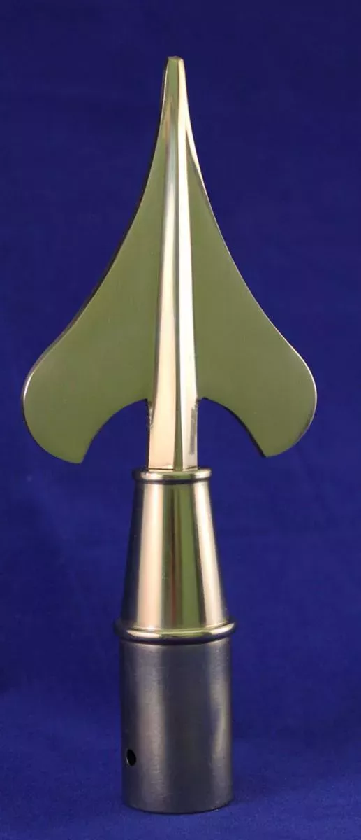 Army Spear – 7″ Brass Pole Ornament