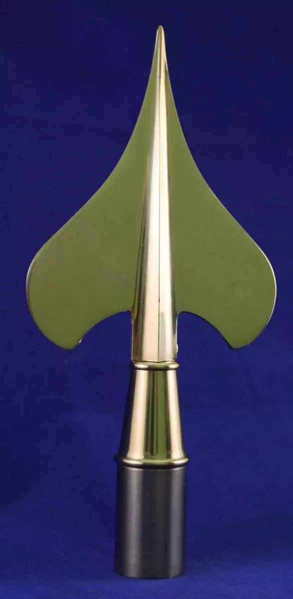 Army Spear – 8.25″ Brass Pole Ornament