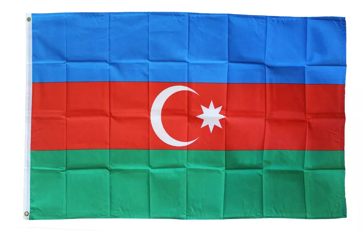 Azerbaijan - 3'X5' Polyester Flag