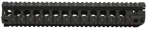 BCMGNFIGHTER QUADRAILFOREND 556 12IN BLKQuad Rail Free Float Handguard Black - 5.56mm - 12