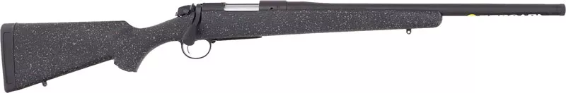 Bergara Rifles B14S504C B-14 Ridge 22-250 Rem 4+1 22″ Black Cerakote Rec/Barrel Gray Speck Black Molded Fixed Synthetic Stock Right Hand (Full Size) – White Birch Armory