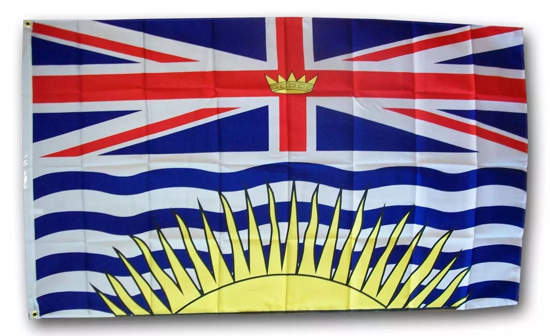 British Columbia – 3’X5′ Polyester Flag