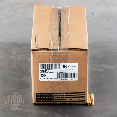 Bulk 5.56x45mm Ammo by Hornady for Sale - 1000 Rounds