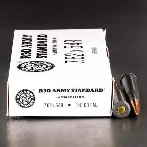 Bulk Red Army Standard 7.62x54r Ammo for Sale - 500 Rounds