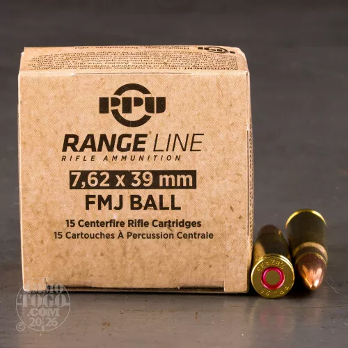 Cheap 7.62X39 ammo – Bulk Prvi Partizan Full Metal Jacket (FMJ) 930 Round Packs