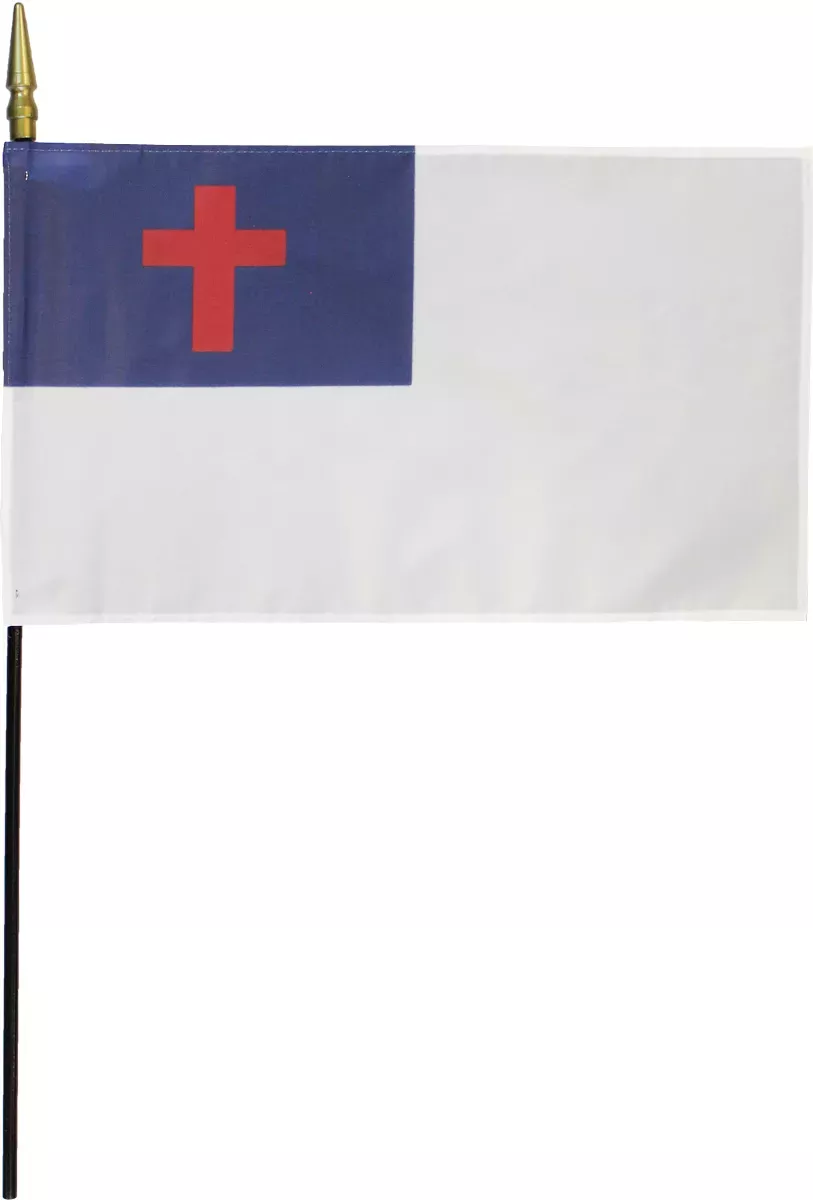 Christian – 8″X12″ Stick Flag
