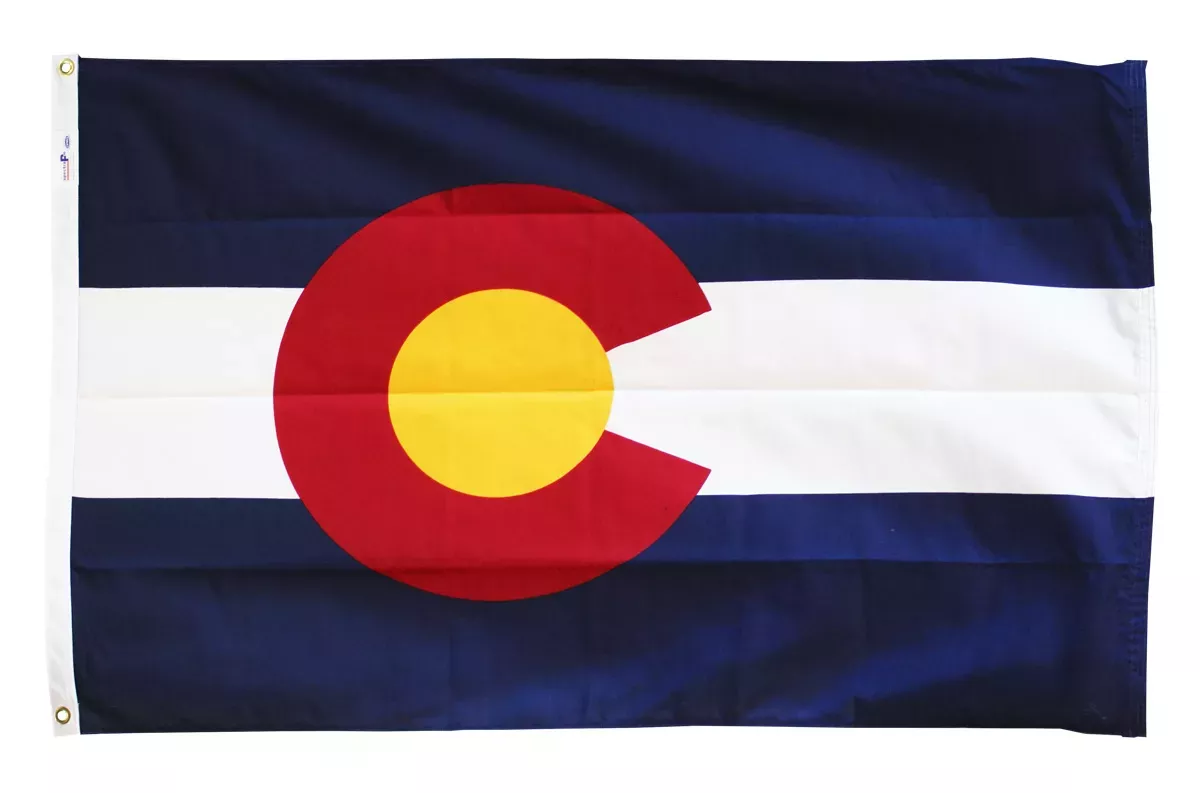 Colorado - 5'X8' Heavy Duty 2-Ply Polyester Flag