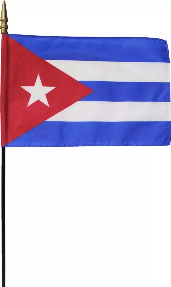 Cuba – 8″X12″ Stick Flag