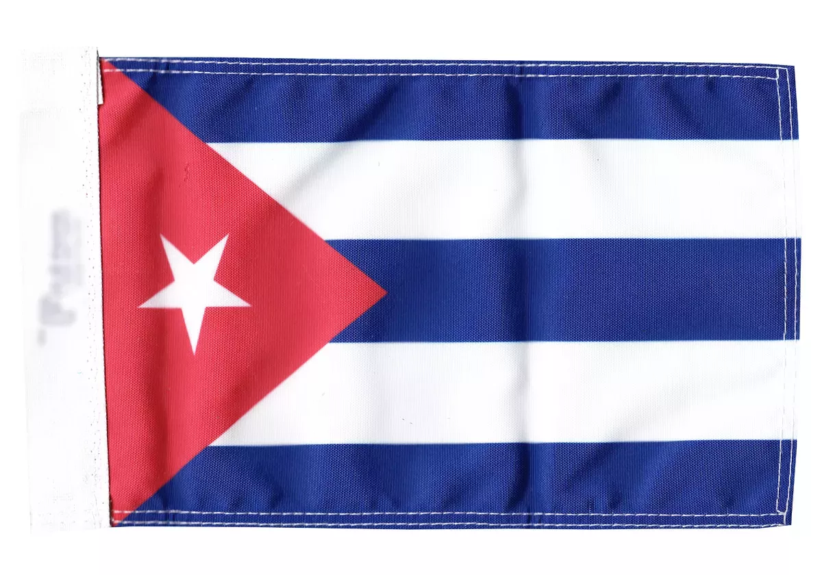 Cuba - 9" x 13" Motorcycle Flag