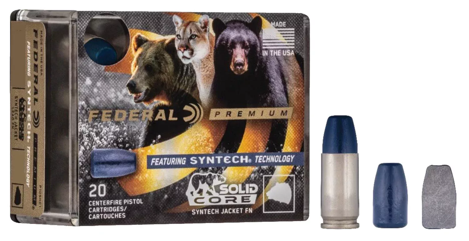 Federal Premium .357 Magnum 180 gr Solid ammo