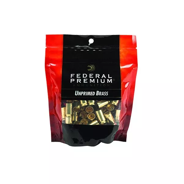 Federal Premium 9mm Luger Brass Bag of 100