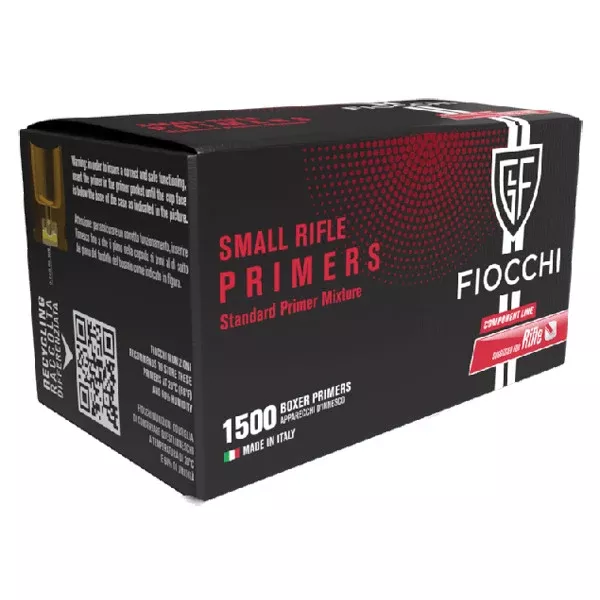 Fiocchi Small Rifle Primers Box of 1500