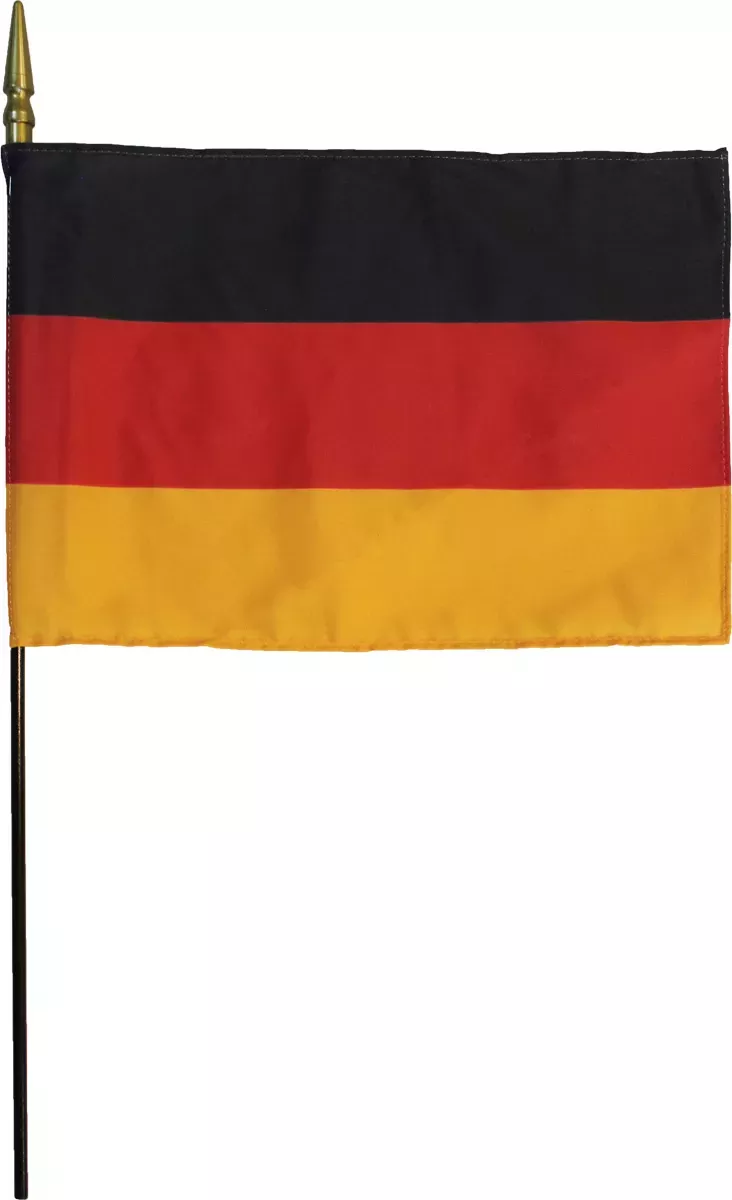 Germany – 8″X12″ Stick Flag