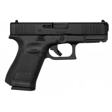 Glock G19 Gen 5, 9MM, 4.02" Barrel, 15 Rds, Black nDLC