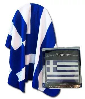 Greece Fleece Blanket