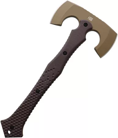 Halfbreed Blades BA-01 Compact Battle Axe - Dark Earth