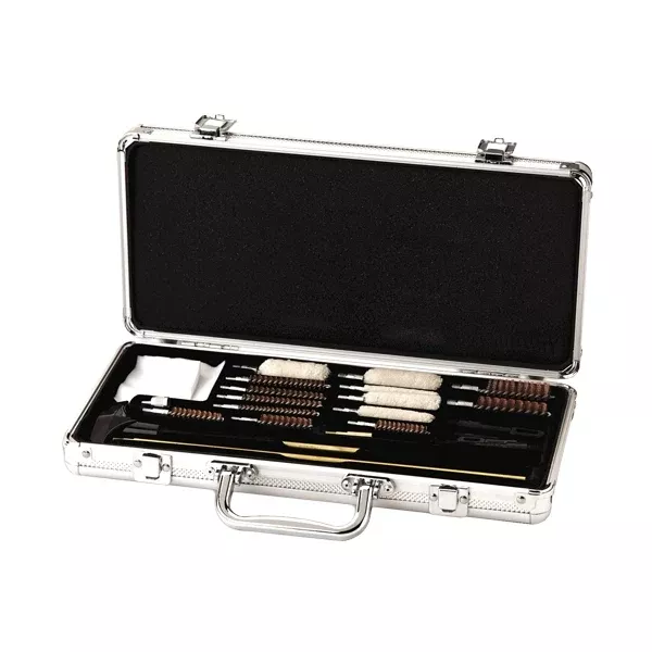 HOPPES UNIVERSAL GUN 26pc CLEANING KIT w/ALUM ROD