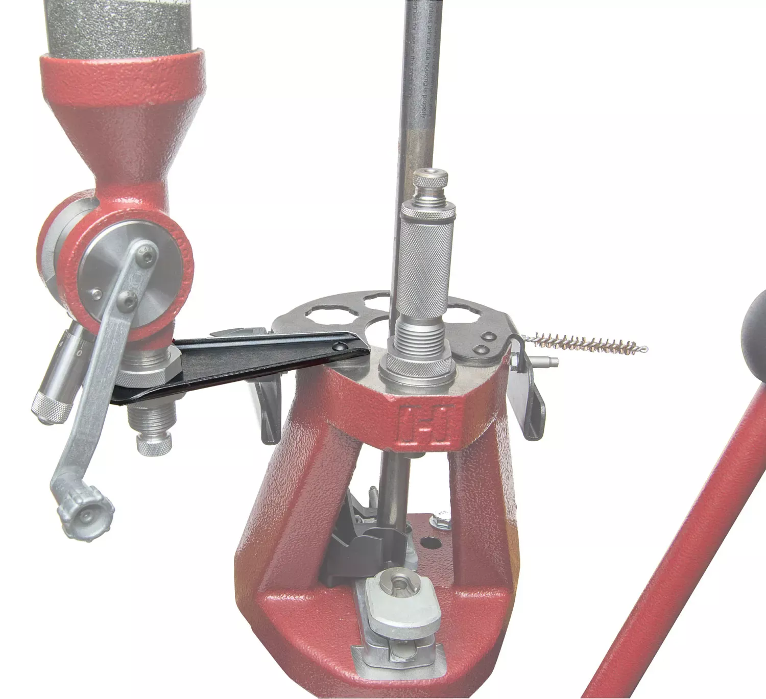 Hornady Iron Press Powder Measure Bracket Silver Metal
