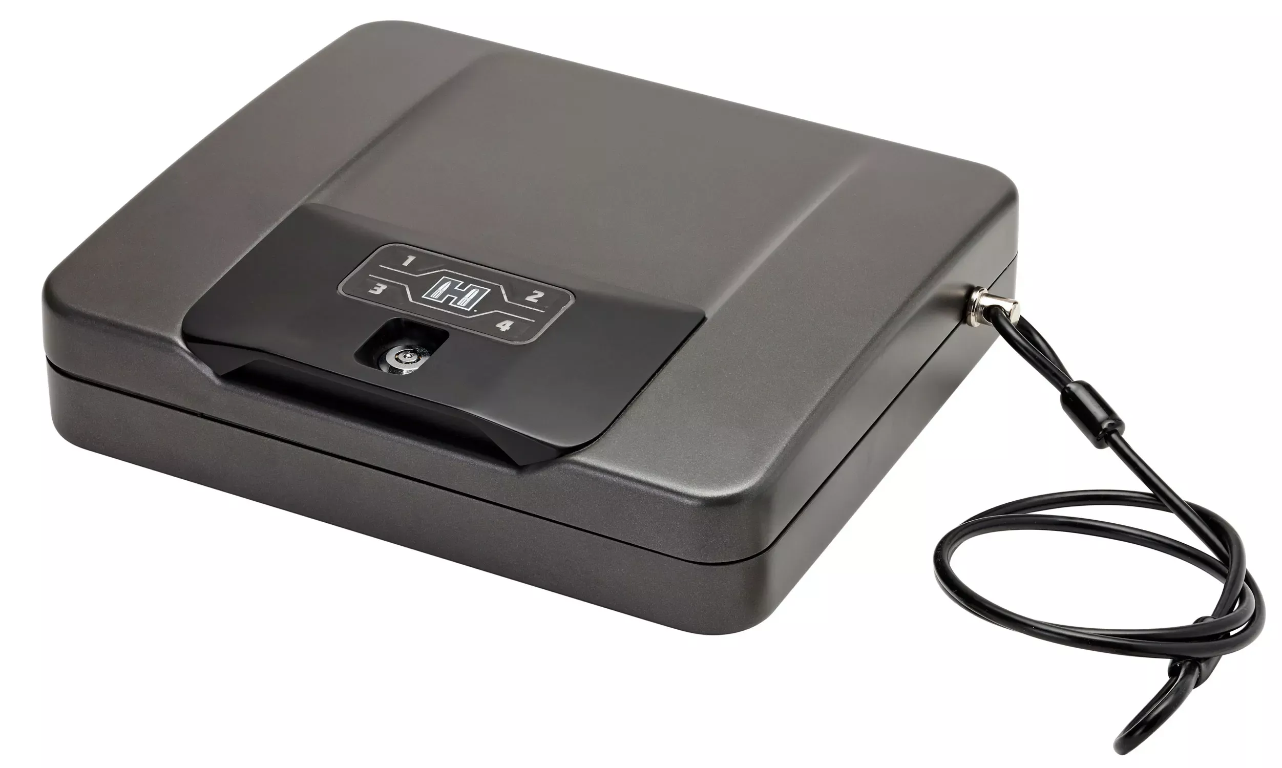 Hornady Rapid Safe 4800KP RFID Access Code Key Entry Black Steel Holds 1 Handgun 10.50 L x 12" W x 2.90" D"