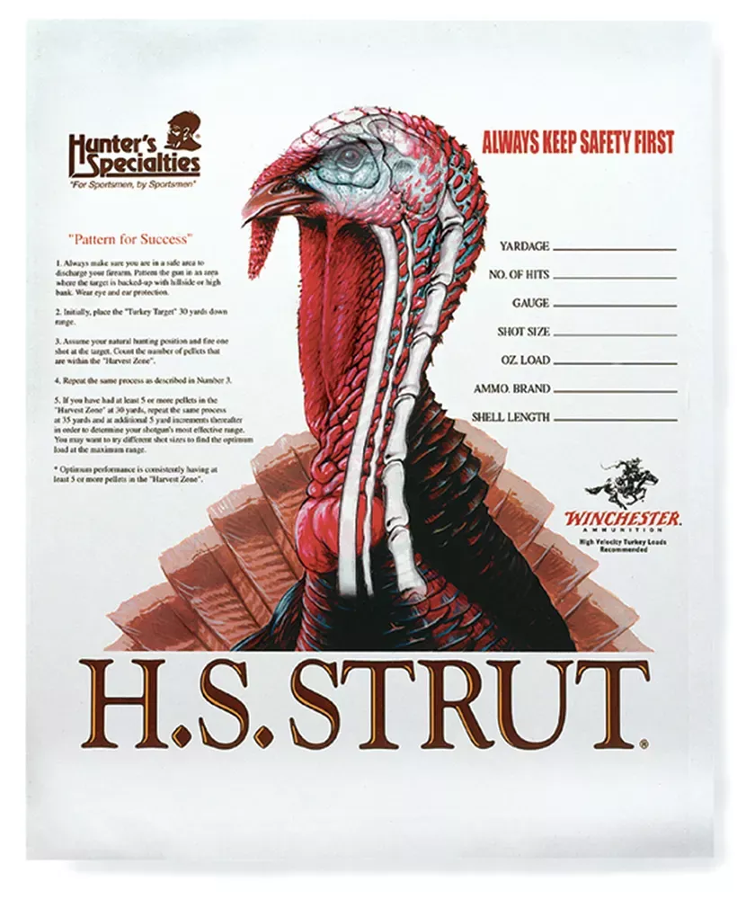 HS Strut Turkey Paper Hanging Shotgun