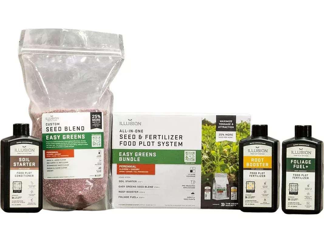 Illusion Systems Easy Greens Clover and Chicory Food Plot Seed Combo