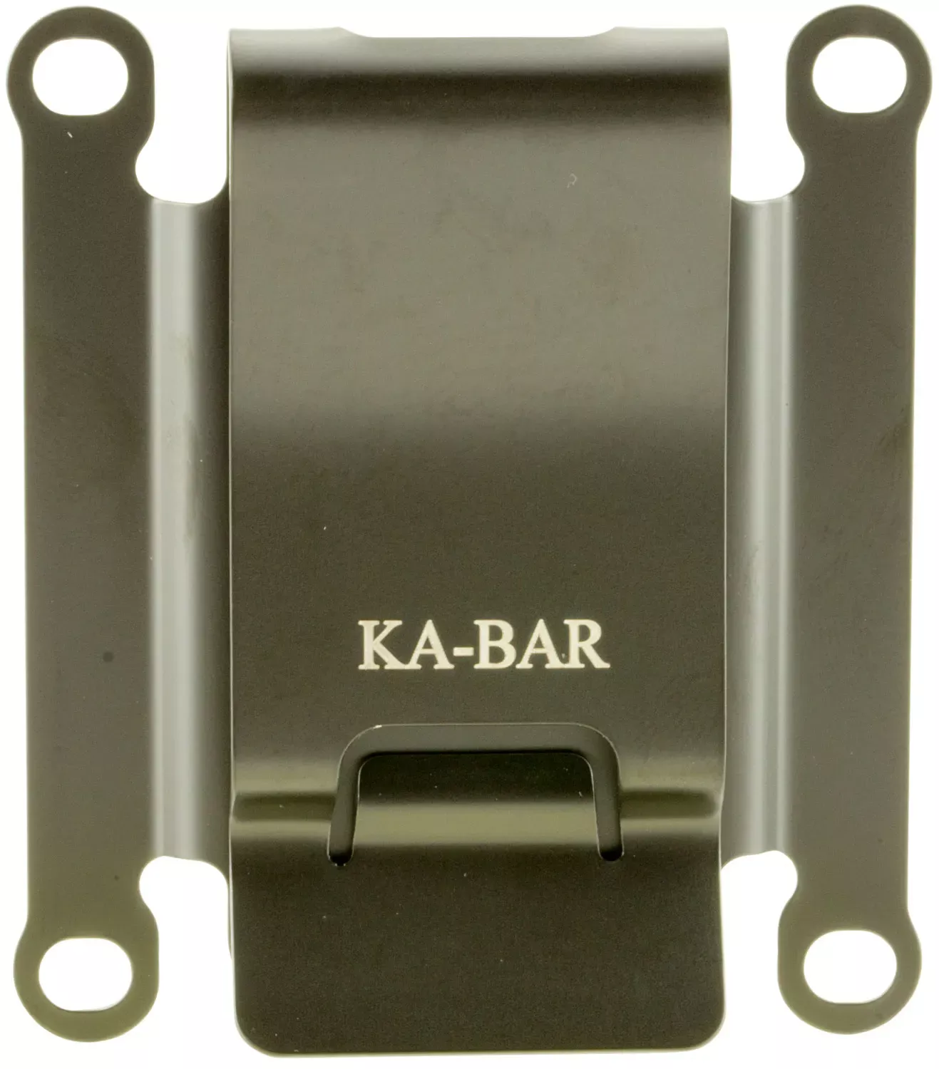 Ka-Bar Belt Clip For Ka-Bar TDI, Hinderer, Becker, Black Metal
