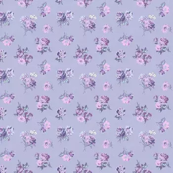 Louisa Nosegays Light Periwinkle