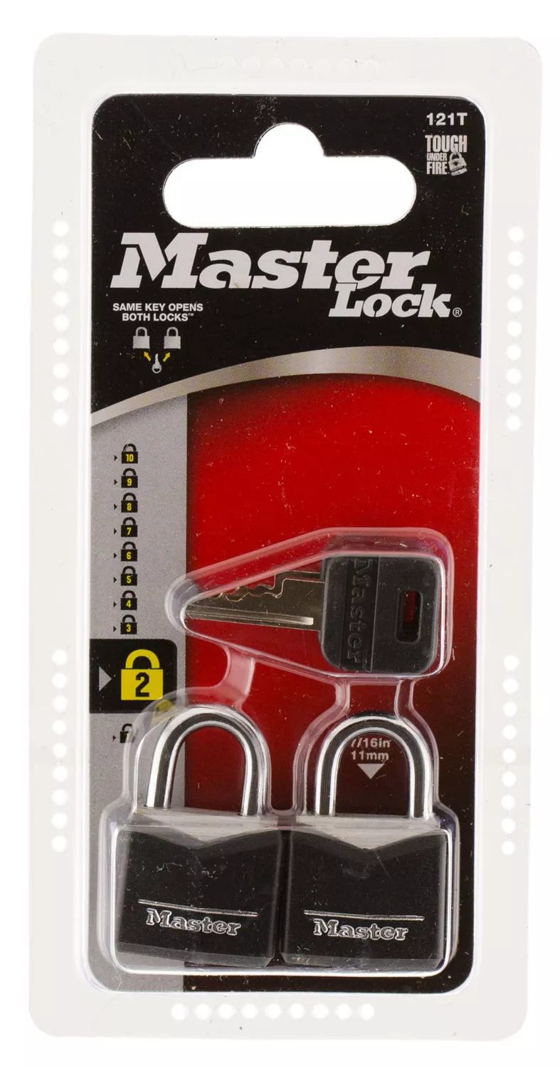 Master Lock 121T Padlock Keyed Black 2 – White Birch Armory
