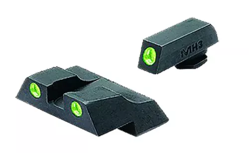 Meprolight USA Mepro Tru-Dot Fixed Sights Self-Illuminated Green Tritium Front & Rear with Black Frame for Kahr T,P,K,MK,PM,TP 9/40 Series