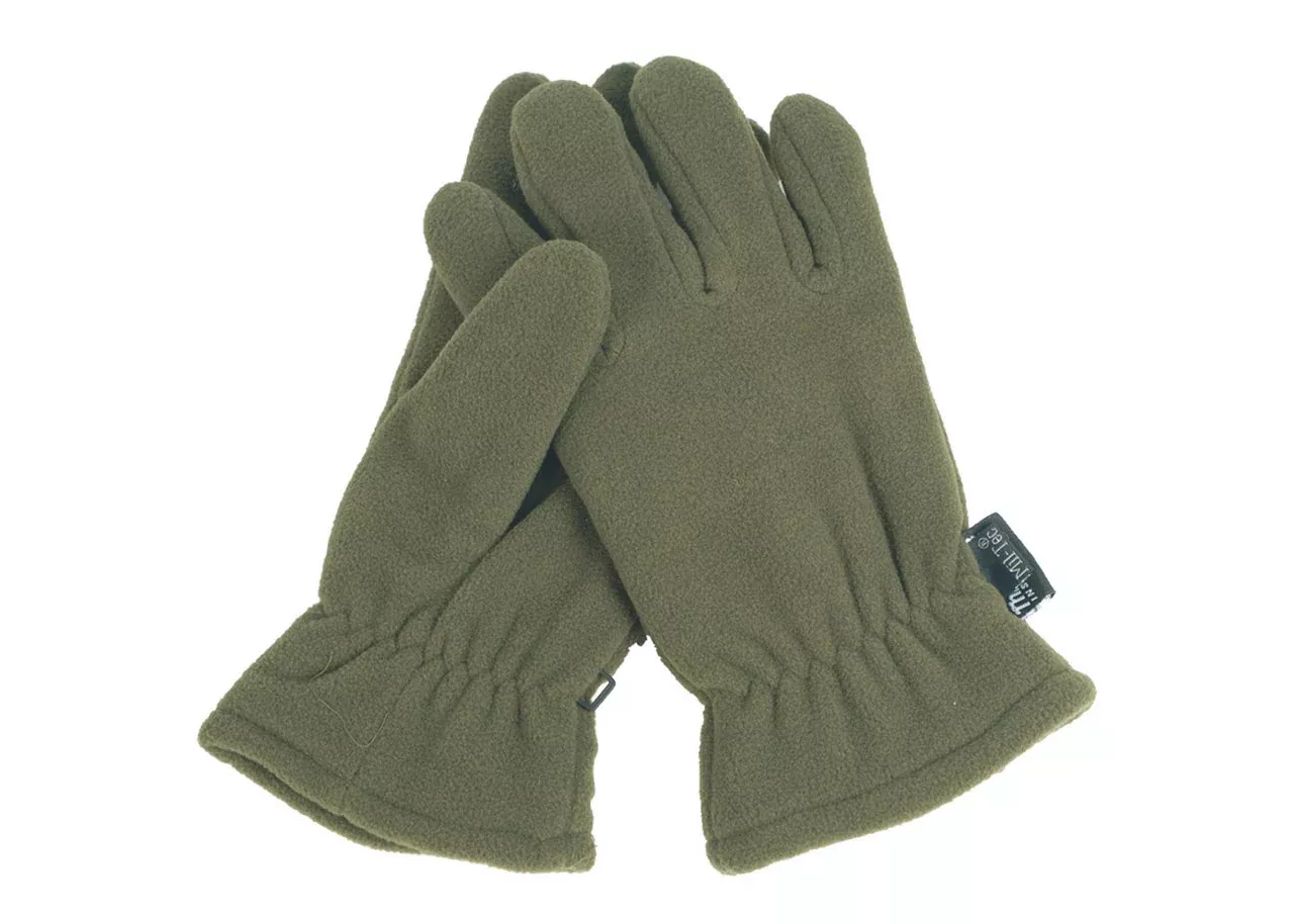 MIL-TEC Small Olive Drab Green Thinsulate Fleece Gloves - New