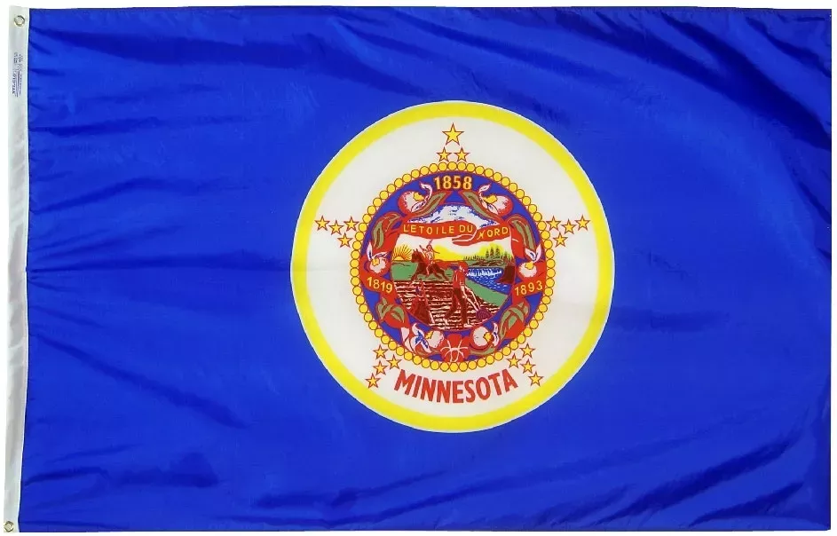 Minnesota (1983-2024) - 2'X3' Nylon Flag