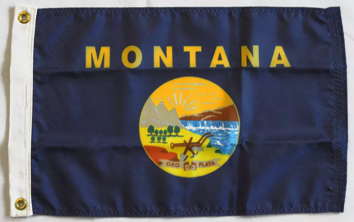 Montana – 12″X18″ Nylon Flag