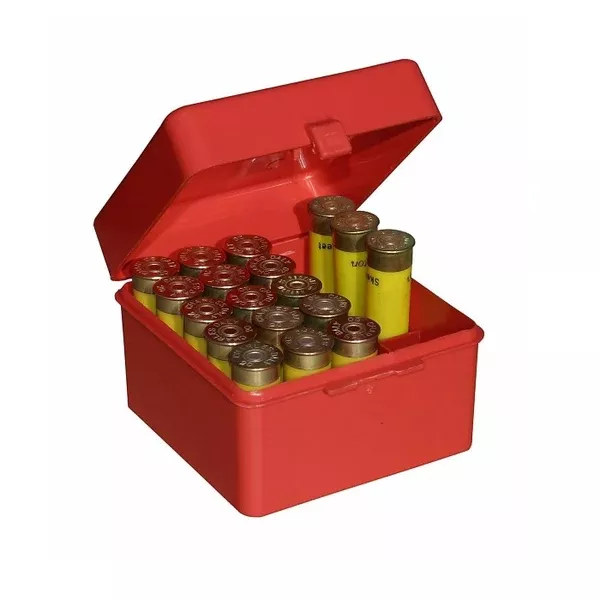 MTM Shotshell Box 25 Round Flip-Top20 Gauge up to 3" Red