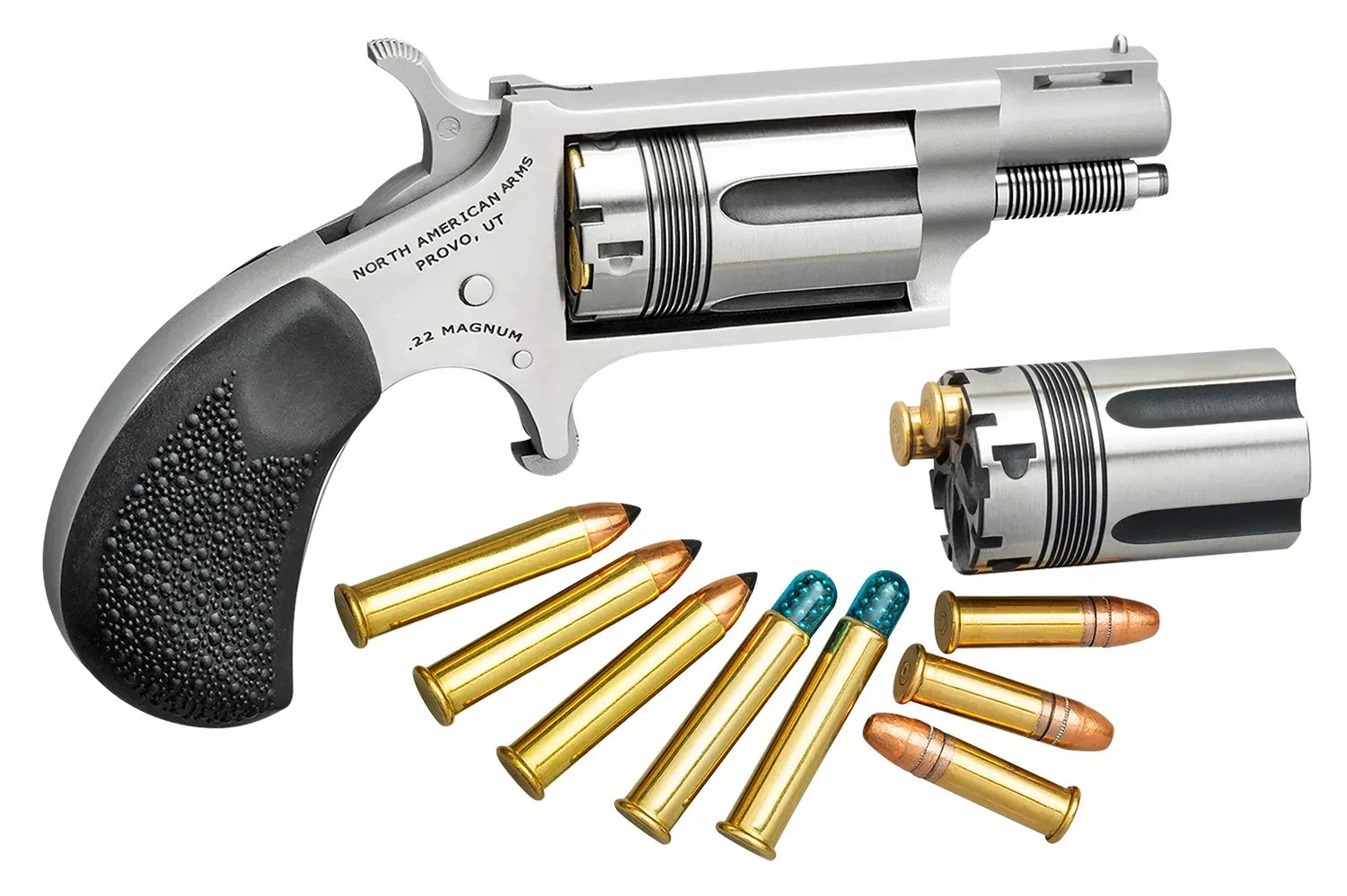 North American Arms Wasp 22 LR Revolver 1.63" 5+1 Stainless