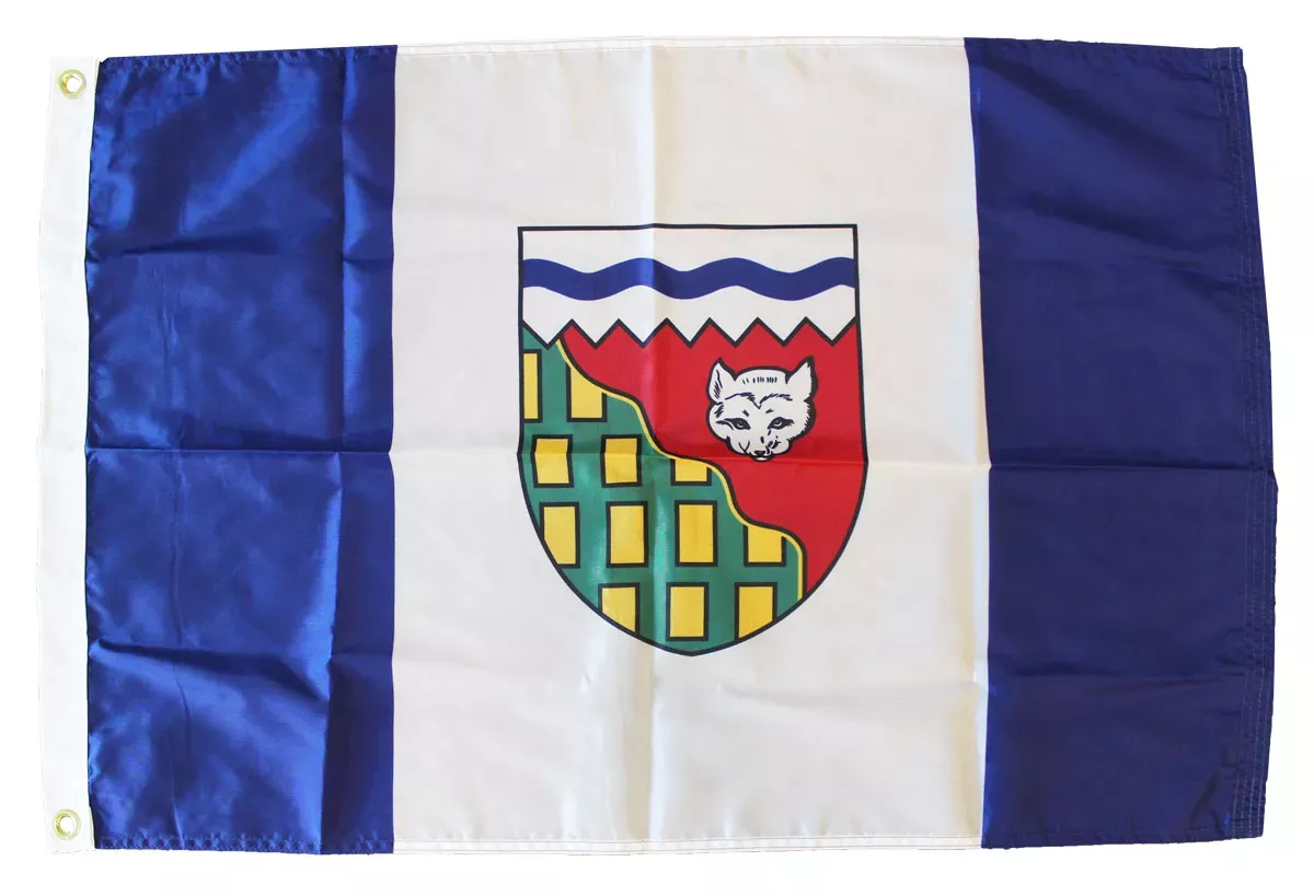Northwest Territories - 2'X3' Nylon Flag