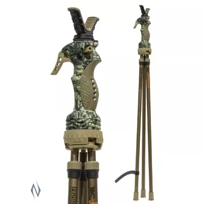 Primos Trigger Stick Gen 3 Camo Tripod with Camera mount Tall 24″-62″