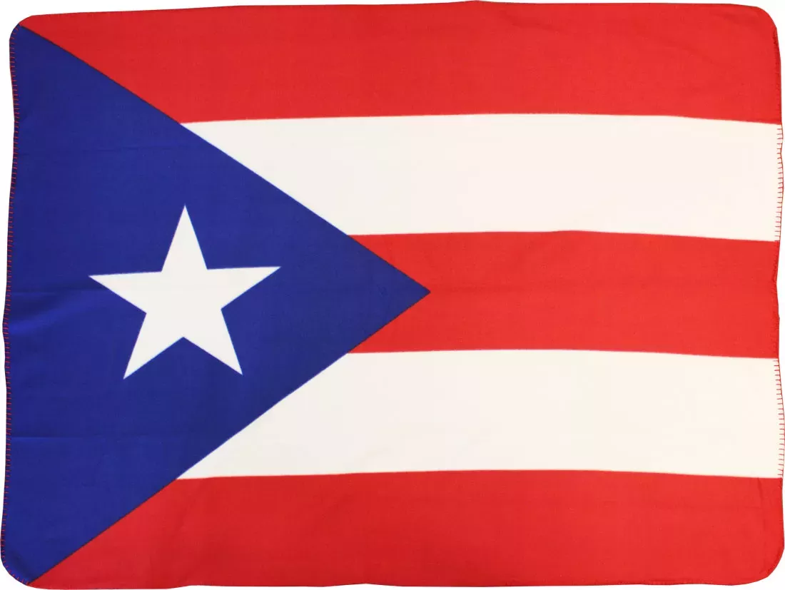 Puerto Rico Fleece Blanket