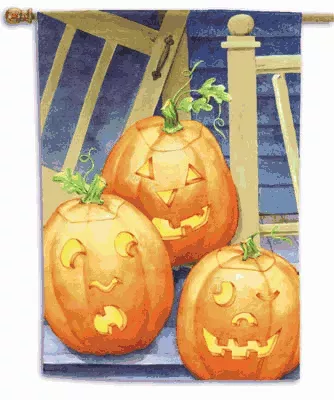 Pumpkin Conspiracy Toland Art Banner